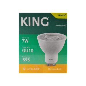 LAMPARA DICROICA LED 7W GU10 KING - Vista 4