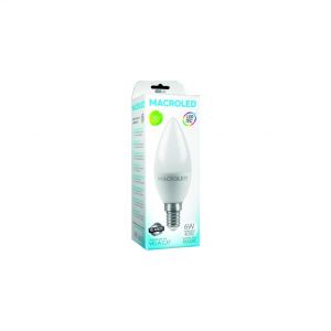 LAMPARA VELA LED 6W E14 MACROLED - Vista 3