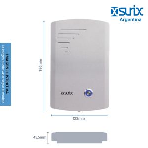 FRENTE ANTIVANDALICO C/ CAMARA IP ACCESS SURIX 1 PULSADOR + LECTOR RFID INTEGRADO - Vista 4